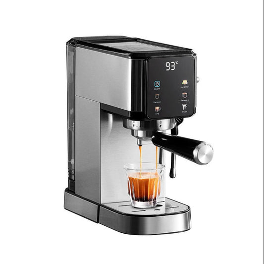 Small Household Espresso Steam Coffee Machine Semi-Automatic High-Pressure Extraction for Cross-Border Export Electric