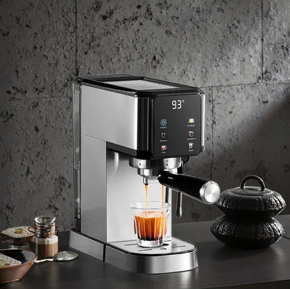 Small Household Espresso Steam Coffee Machine Semi-Automatic High-Pressure Extraction for Cross-Border Export Electric