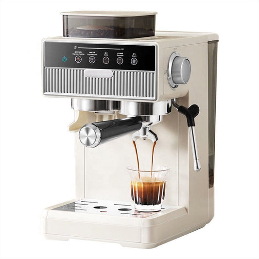 Intelligent Fully Automatic Italian Espresso Coffee Maker Home Use Small Dual Cold Hot Extraction Grinding Device for Outdoor