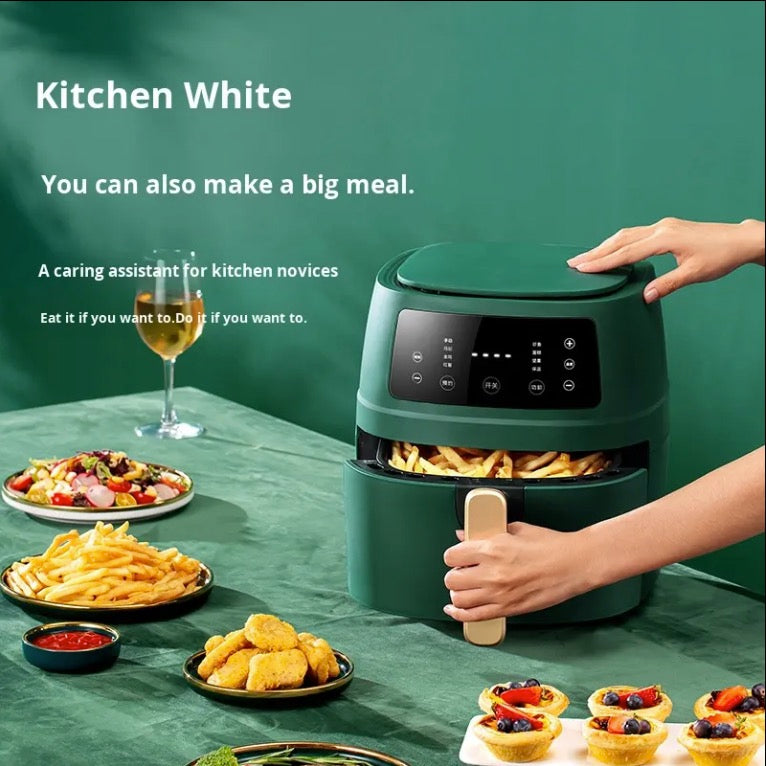 Factory Direct Modern 5L/6L Large Capacity Household Multifunctional Air Fryer Electric with Plastic Material Gift