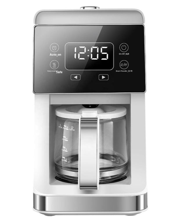 All-In-One Dual-Purpose Smart Coffee Maker Fully Automatic Cross-Border Supply American Drip Grinding Freshly Ground Bean Powder