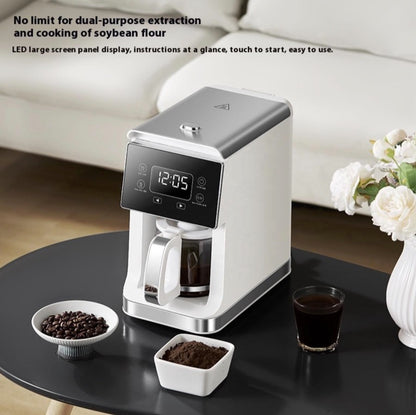 All-In-One Dual-Purpose Smart Coffee Maker Fully Automatic Cross-Border Supply American Drip Grinding Freshly Ground Bean Powder